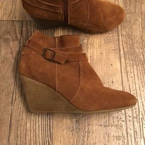 M.P.S cognac booties
